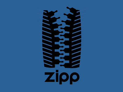 Zipp logo tire