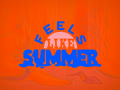 FEELSLIKESUMMER childish design feels gambino like summer type