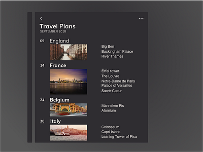 79 Itinerary Dark belgium daily ui challenge dark ui england france italy itinerary travel travel plans ui day 79