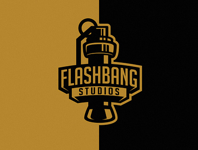 Flashbang Studios dmitry krino flash flashbang grenade logotype splash weapon