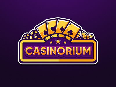 Casinorium cards casino chips dice dmitry krino esports graphic design krinographics mascot