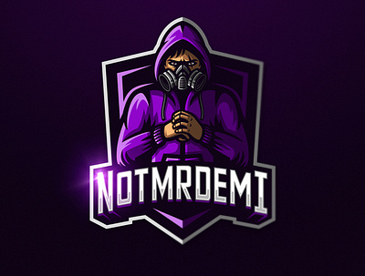 NotMrDemi dmitry krino esports gaming krinographics logotype mascot streamer