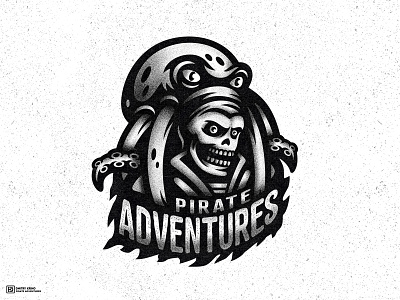 Pirate Adventures dead deadman dmitry krino esportlogo kraken mascot octopus pirate sailor skelleton skull