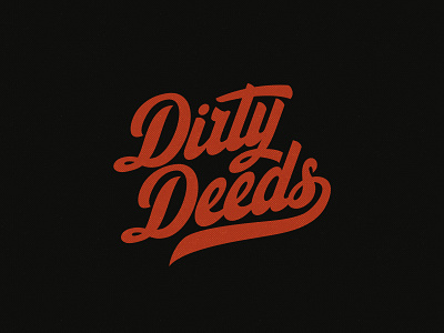 Dirty Deeds dirty deeds dmitry krino drawing esport logo hand lettering letter lettering letters typo typography