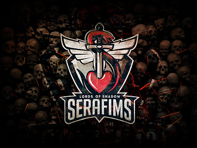 Lords of Shadow Serafims esport gaming logo logotype mascot sport