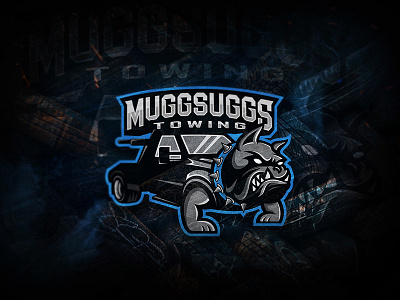 MuggsUggs Towing boopers branding dmitry krino esport esports krinographics logo logotype mascot sport type typography