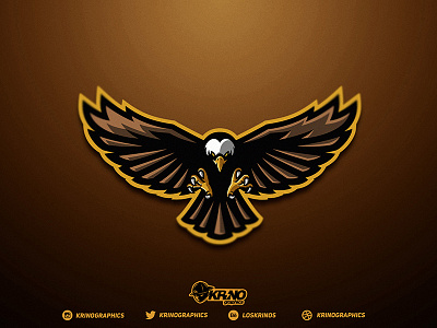 Eagle Mascot logo