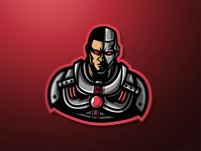 Cyborg cyborg dmitry krino esport logo esports fantasy gaming graphic design krinographics mascot