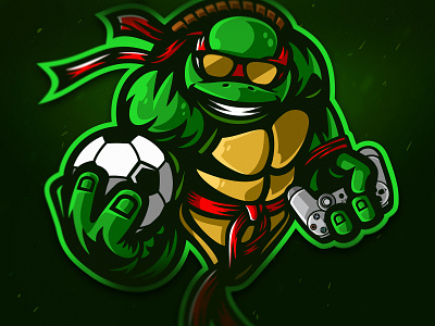 Turtle Mascot design esports esports logo graphic design illustration logotype mascot