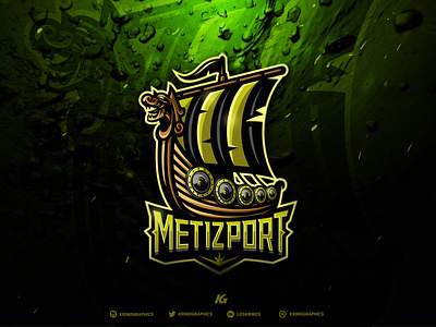 Viking Ship character dmitry krino dragon esport logo esports mascot mascot logo norway shield ship vikings warriors