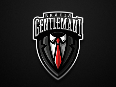 Bracia Genlemani branding esport esports logo gaming gentleman graphic design krinographics logotype mascot typography vector