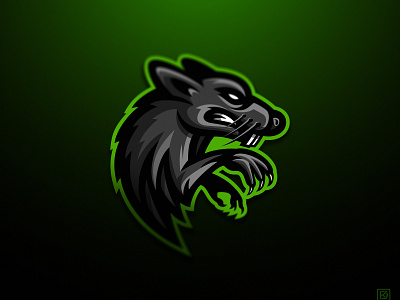 Rat Mascot character dmitry krino esports logo graphic design krinographics mascot rat