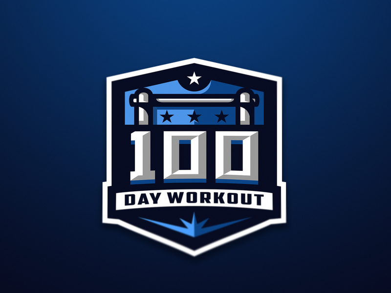 100 days workout by Dmitry Krino on Dribbble