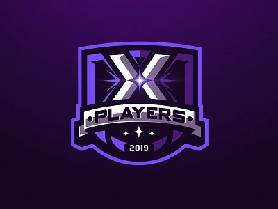 X-Players badge dmitry krino esports logo esportslogo krinographics letter mascot mascot logo shield type typography x