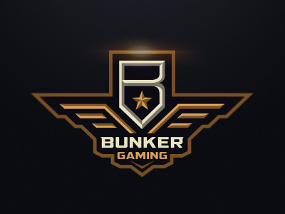 Bunker b bunker dmitry krino esports graphic design krinographics letter mascot military start