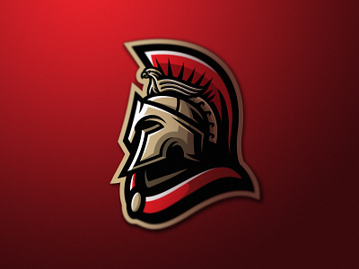 Spartan Warrior bird esports logo helmet knight mascot logo sparta warrior