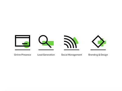 Icon Set | Work in Progress agency branding design digital marketing illustration vector