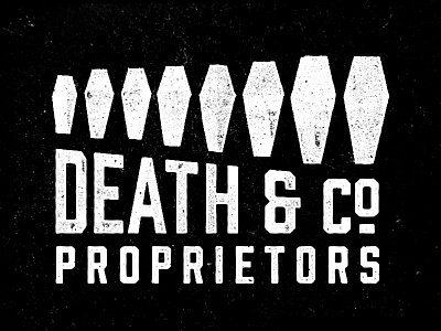 Death & Co. bw prohibition specimen texture type