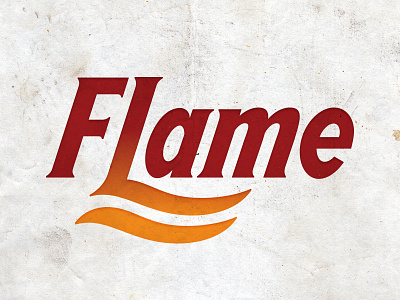Flame wip fire fireplace flame hearth highway logo rebrand
