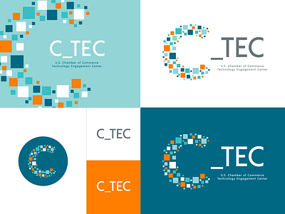 C_TEC Branding branding c design engage logo tech u. chamber