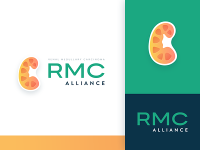 RMC Branding agency alliance brand cancer dc design engage icon identity kidney logo medical rmc typography ui vector web