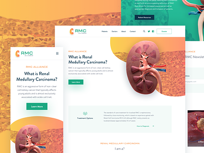 RMC Homepage Design agency alliance color dc digital doctor homepage kidney medical mobile rmc typograhy uidesign uitemplate web webdesign website