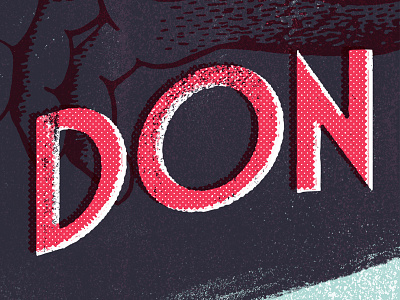The Last Don don halftone texture type