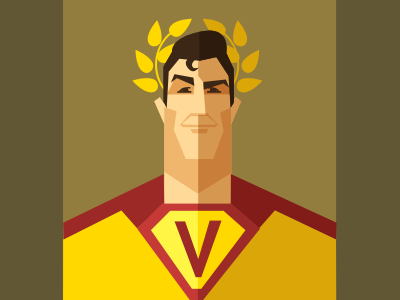 Character character flat illustration superman