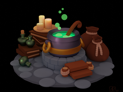 Witches pot