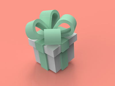 Gift Box 3d art box game gift box ico present reward