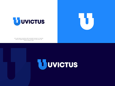 UVICTUS- Logo Design branding design icon logo