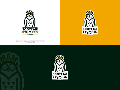 Scott Me Stumped Trivia - Logo Design branding design icon logo