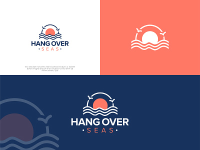 Hang Over Seas - Logo Design branding design icon logo