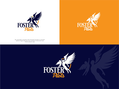 Foster Pilots - Logo Design branding design icon logo