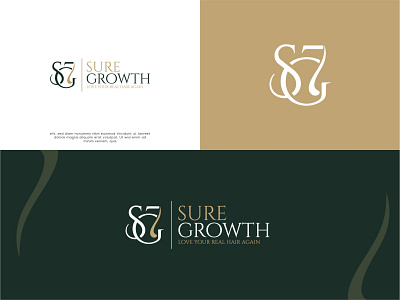 Sure Growth - Logo Design branding design icon logo typography