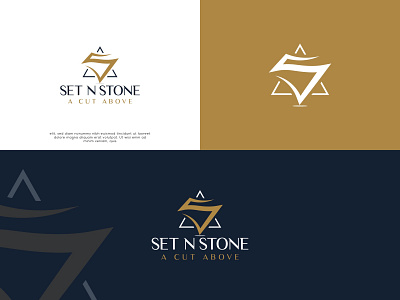 SET N STONE - Logo Design branding design icon logo typography