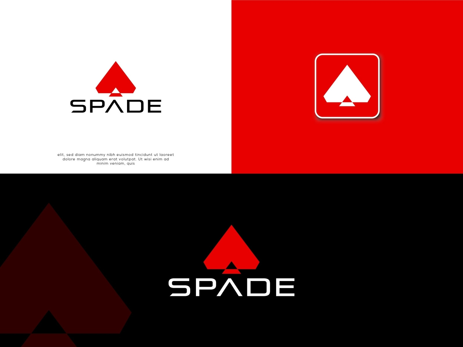 SPADE Logo Design by Shoaib Hashmi on Dribbble