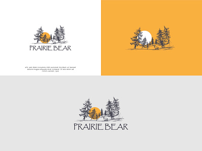 Prairie Bear - Logo Design branding design icon logo