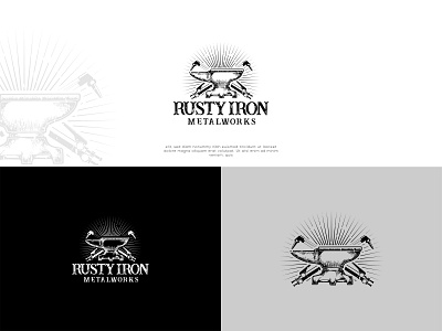 Rusty Iron - Logo Design branding design icon logo