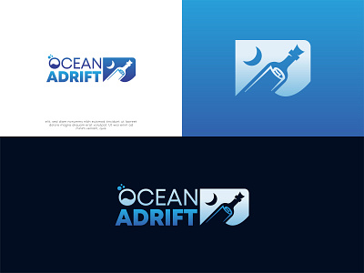 Ocean Adrift - Logo Design branding design icon logo