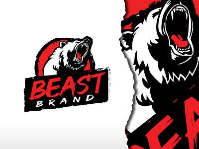 Beast Brand - Mascot Logo Design branding design icon illustration logo vector
