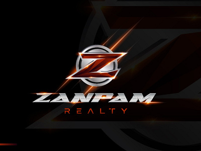 Zanpam Realty Logo Concept branding graphic design illustration logo typography vector