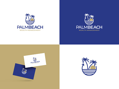 Palm Beach - Logo Design Concept logo