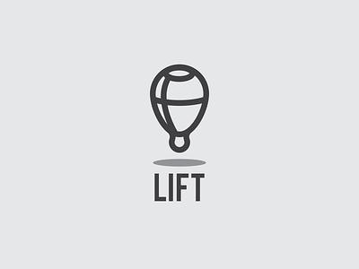 Day 2 Daily Logo Challenge - Hot Air Balloon (Lift) 1 day 1 logo air air balloon brand branding challenge daily challenge day 2 fly hot air balloon illustrastoryid lift logo logo a day logo challenge up woosh