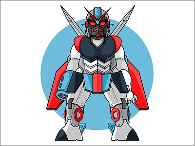 Gundam art character design gundam illustration illustrator japan robot robô vector