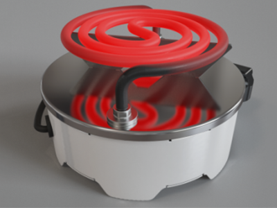 Hot plate - product render 3d 3d render 3ds 3dsmax black clean corona iray max oven product render product visualization render visualization