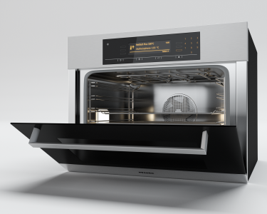 Product render - Oven 'Miele' 3d 3d render 3ds 3dsmax black clean iray max metal oven product render product visualization render visualization
