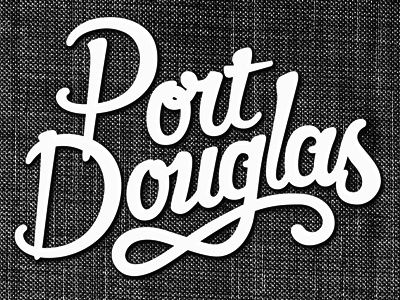 Port Dougles Tyoe drawn hand lettering type