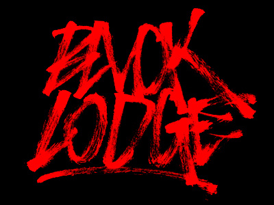 BLVCK LODGE brush drawn hand lettering pen type