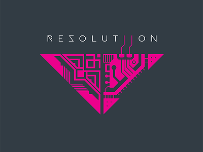 Resolutiion Logo v1.0 branding gamedev gamedevelopment indie dev logo logo design logodesign logotype resolutiion typography vector video game